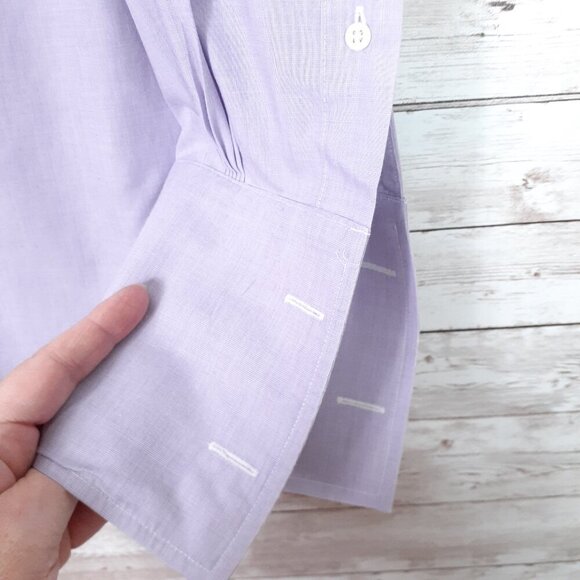 Brooks Brothers Mens Dress Shirt 14 1/2-32 Traditional Fit French Cuff Lilac 750 - Picture 3 of 5